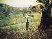 Mikhail Nesterov The Vision of the Youth Bartholomew Spain oil painting artist